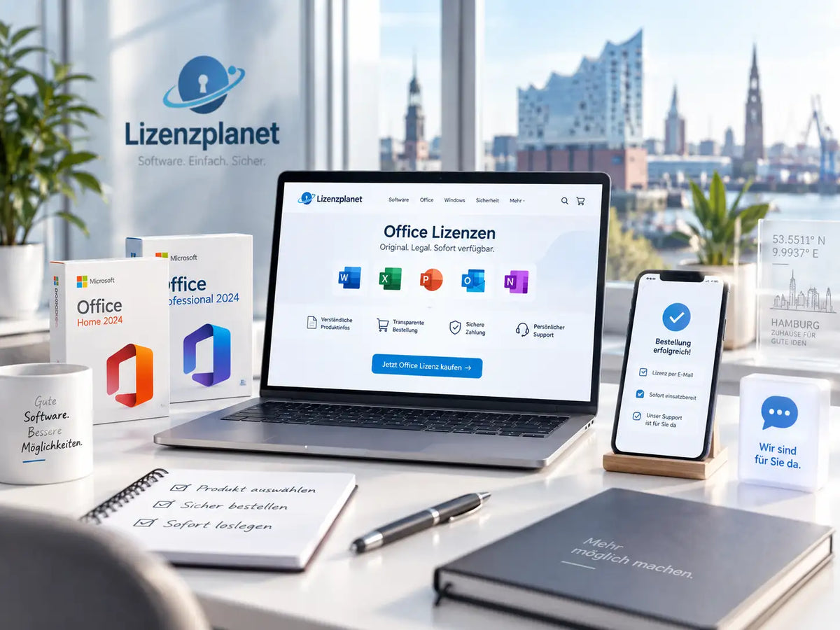 Office Lizenz beim deutschen Anbieter Lizenzplanet kaufen
