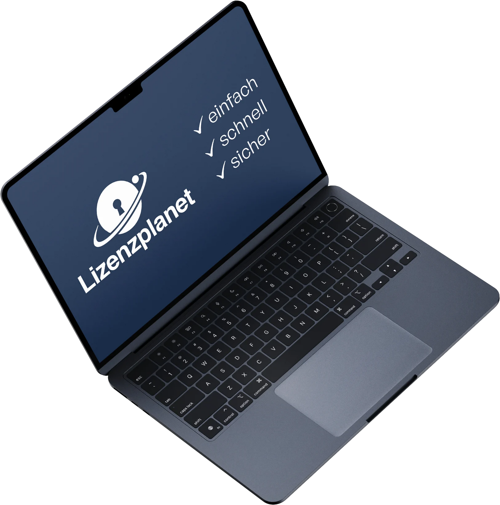 Transparentes Laptop Bild