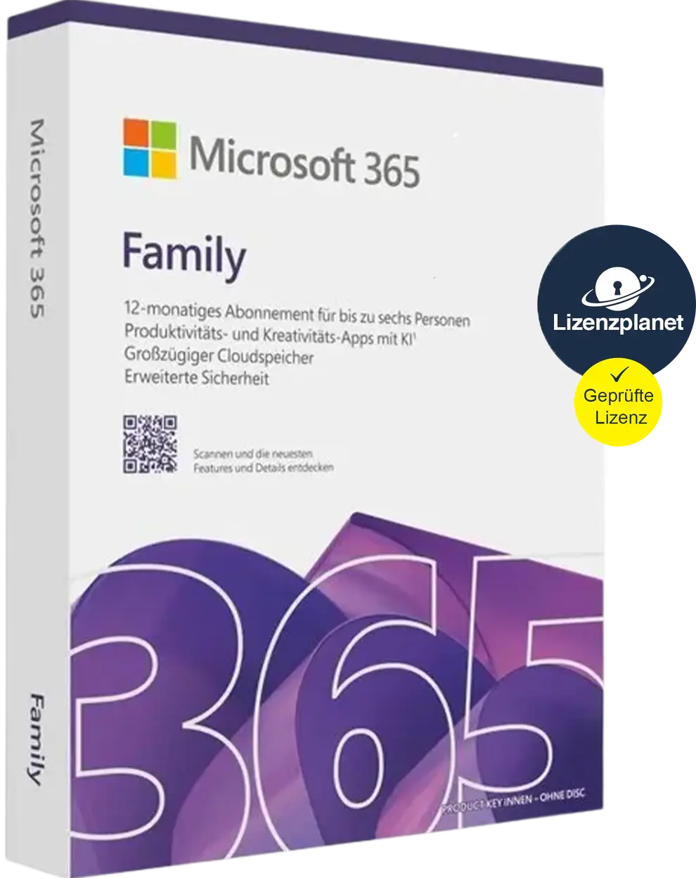 Microsoft 365 Family – 1 Jahr für bis zu 6 Personen