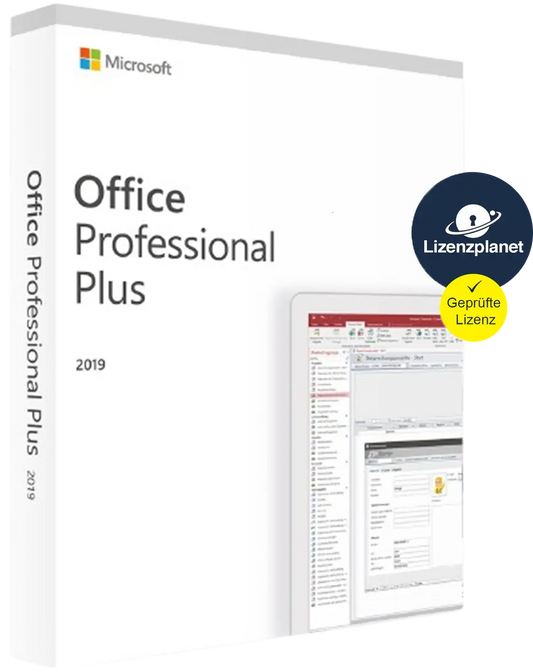 Microsoft Office Professional Plus 2019 als geprüfte digitale Lizenz von Lizenzplanet