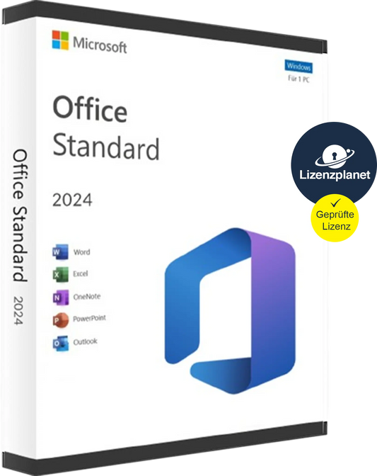 Microsoft Office Standard 2024 Lizenz für 1 PC mit Word, Excel, PowerPoint, Outlook und OneNote