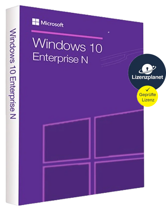 Microsoft Windows 10 Enterprise N als geprüfte digitale Lizenz von Lizenzplanet