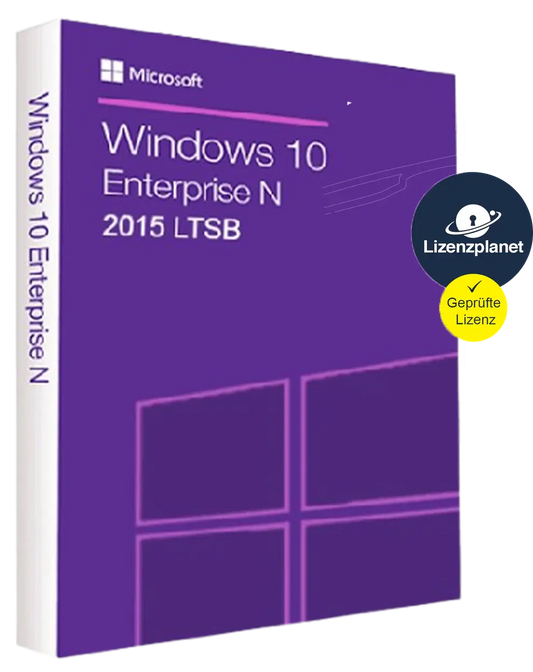 Microsoft Windows 10 Enterprise N LTSB 2015 als geprüfte digitale Lizenz von Lizenzplanet