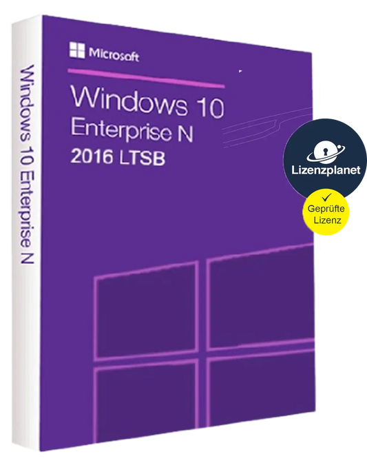 Microsoft Windows 10 Enterprise N LTSB 2016 als geprüfte digitale Lizenz von Lizenzplanet